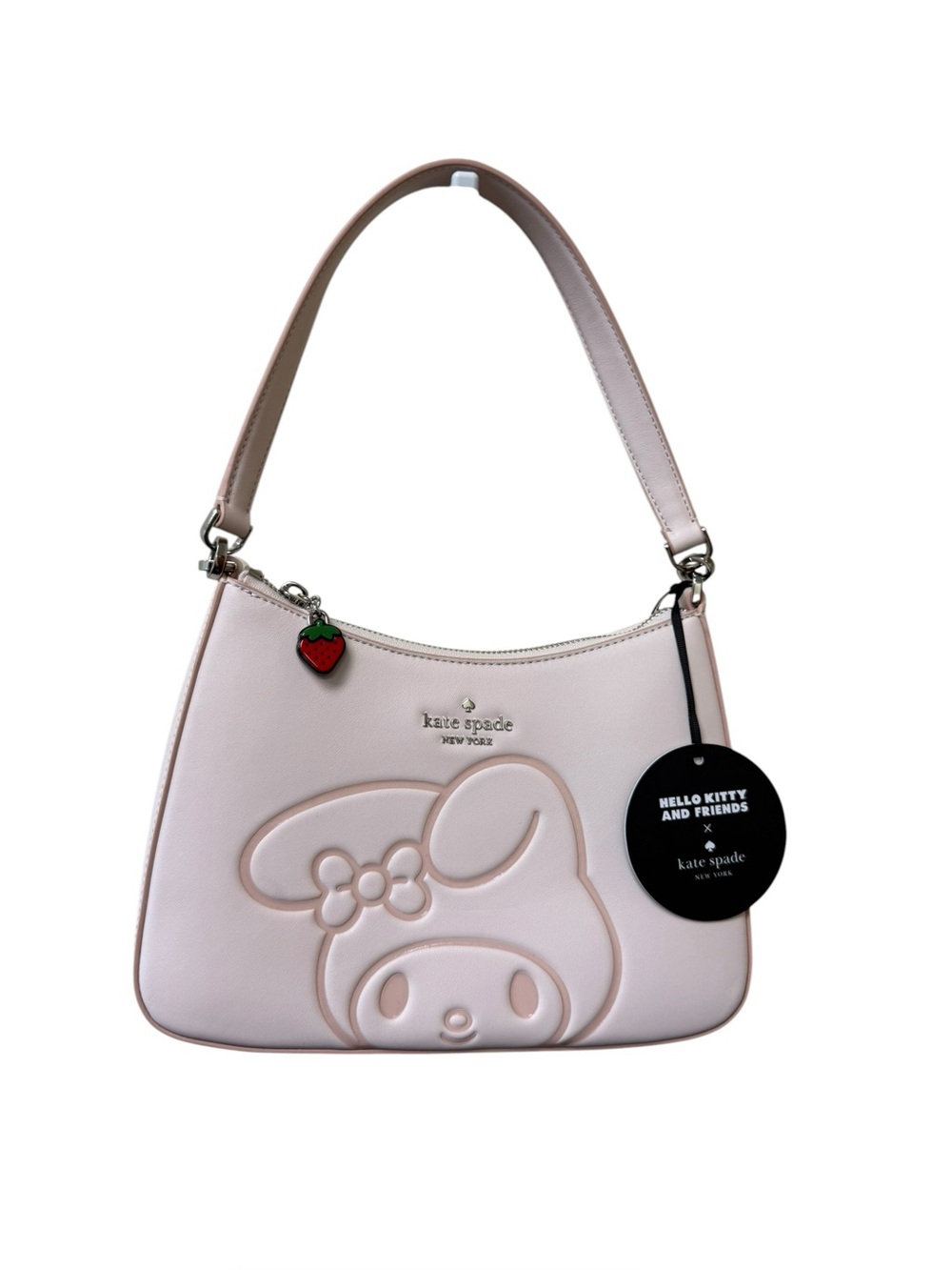 Kate Spade x My Melody Embossed Leather Shoulder Bag